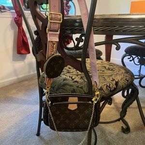 Louis Vuitton Multi Pochette Accessares Monogram Canvas Shoulder Bag
